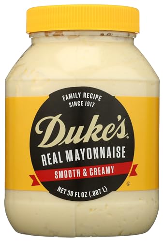 Image of Dukes Real Mayonnaise, Smooth & Creamy, Sugar Free, 30 Fluid Ounces (Pack Of 12)