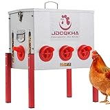 JDCQKHA 55LB Automatic Chicken Feeder, Rat Proof & No Waste...