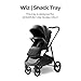 Mompush Snack Tray with Cup Holder for Mompush Wiz Stroller Only, Easy to Clean, Stroller Tray for Outings and Traveling