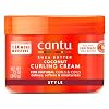 Cantu Coconut Curling Cream 12 oz & Edge Stay Gel 2.25 oz Bundle