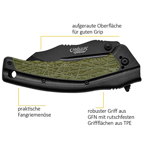 Camillus Fk-7.5, 7.5-Inch Folding Knife, Black #TOP4