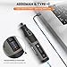 4V Cordless Rotary Tool Kit with 80Pcs, 4000mAh Long-lasting Battery, 6 Speeds 8000-28000RPM Rotary Tool with Digital Display for Cutting, Sanding, Polishing, Drilling, Engraving, DIY Crafts (Grey) gallery 3