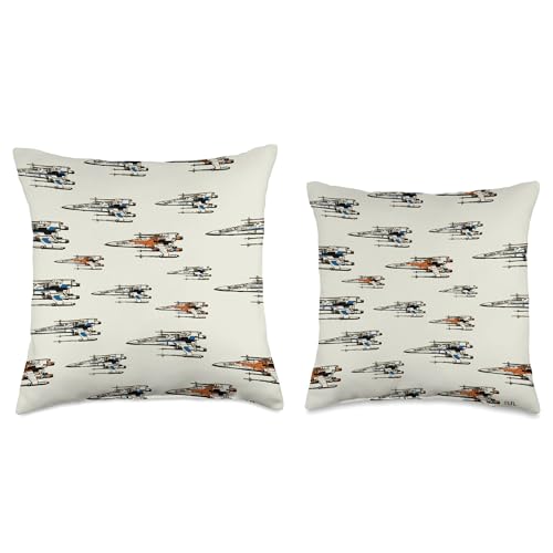 Coussin Star Wars X-Wing Starfighter imprimé multicolore 40x40cm - 4