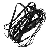 CLISPEED 40 Stück Flachgummiriemen Quadratisch für Kassettenrekorder Reparatur Verschleißfeste Recorder Gummibänder 11–14,5cm Ersatzriemen für DVD Laufwerk Tragbare Stereoanlagen