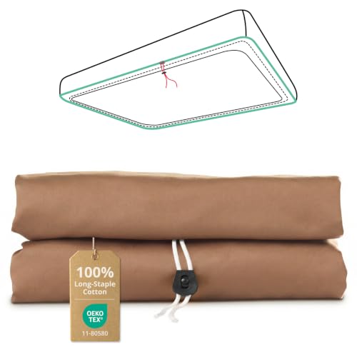 2026 Upgraded King Fitted Sheet Only Drawstring with 360°Elastic Strap to Stay Tight, Egyptian Cotton Fitted Sheet King Fits 8" to 14" Mattress,No Slippage, Luxury Soft and Comfortable - image 8