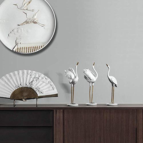 Figurines de décoration d'intérieur grue, cadeau idéal de pendaison
