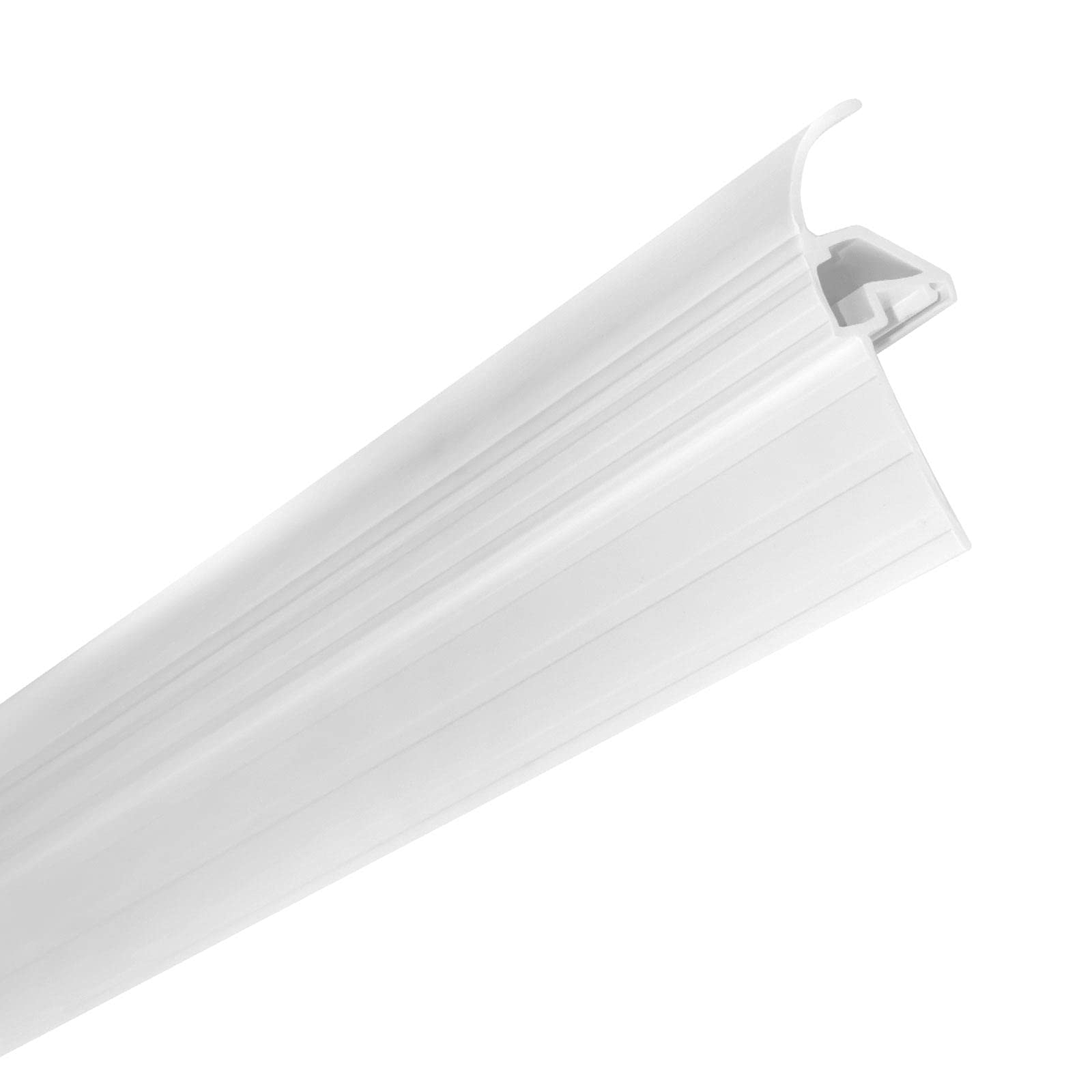 Exitex Capex Snap Down Gable Finishing Profile - White, 4m