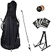 Cecilio Cello Musical Instrument For Kids & Adults - Cellos Kit w/Bow, Stand, Bag - Stringed Music Instruments For Students (1/2-size, Natural)