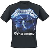 Mens T-shirt Metallica Herren Ride The Lightning Tracks_Men_bl_ts: S T-Shirt, Schwarz Black, Small