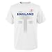 OuterStuff World Cup Soccer England Men's"One Team 2018" Tee, White, Mens X-Large