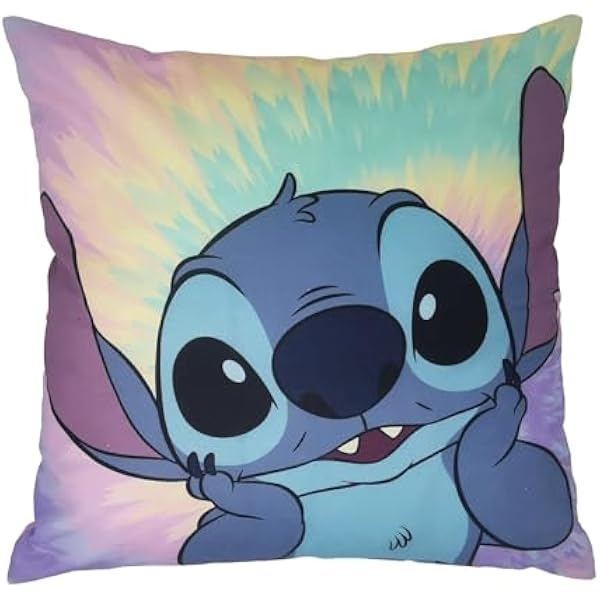 Theonoi Dziecięca poszewka na poduszkę, ozdobna, 40 x 40 cm, bez wypełnienia, z bawełny (Stitch)