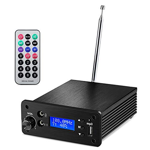 Flash Deals - 40% OFF FM Transmitter for Church, Elikliv 7W FM Broadcast Transmitter 76~108MHz with Antenna, Wireless Stereo Broadcast Long Range 1640ft, for Church Parking Lot Service, Drive-in Movie Concert Cheapest 🛒 FM Transmitter for Church, Elikliv 7W FM Broadcast Transmitter 76~108MHz with Antenna, Wireless Stereo Broadcast Long Range 1640ft, for Church Parking Lot Service, Drive-in Movie Concert