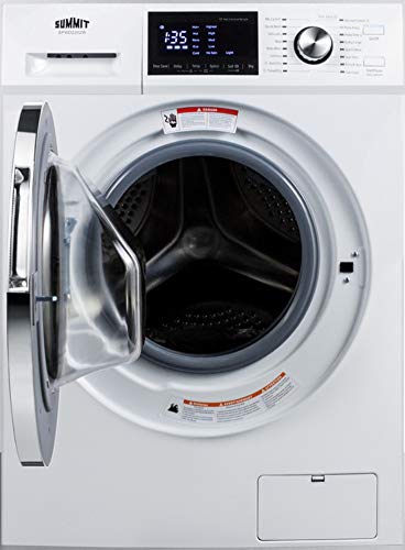 Summit Spwd2202W 24"" Washer And Dryer Combo With 2.7 Cu. Ft. Capacity 115 Volt Operation 16 Wash Cycles Delay Start Time Sanitary Cycle In White #TOP2