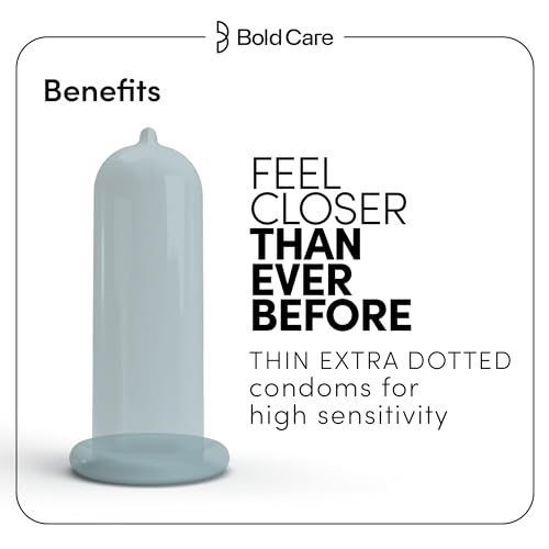 Image of Bold Care 404 Extra Dots Condoms for Men - Elevate Pleasure with Every Touch - 30 Condoms (Pack of 3)