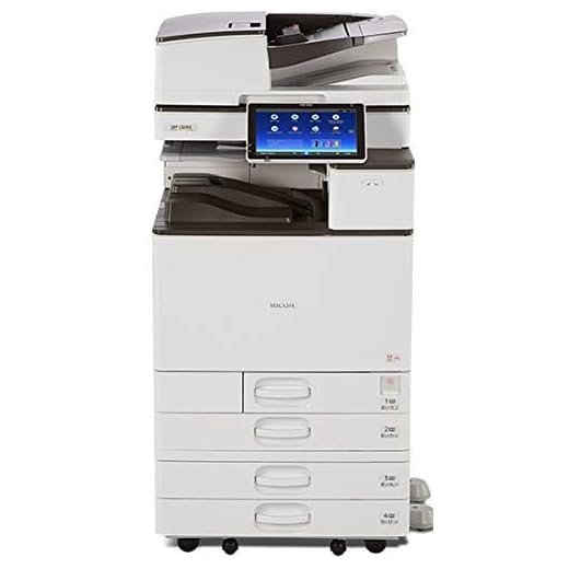 Ricoh Aficio MP C3004 Color Laser Multifunction Copier - A3/A4, 30ppm, Copy, Fax, Print, Scan, Auto Duplex, Network, WIFI, 4 Trays, Stand, Comes with Pre-installed PostScript 3 Supplement
