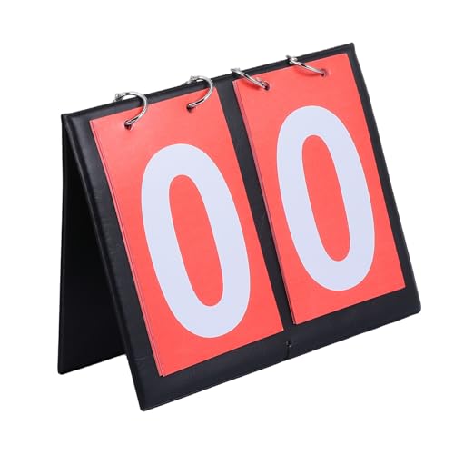 Marcador de mesa para deportes con giro rojo