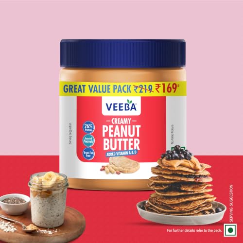 Image of Veeba Creamy Peanut Butter added Vitamin A & D (320 g)