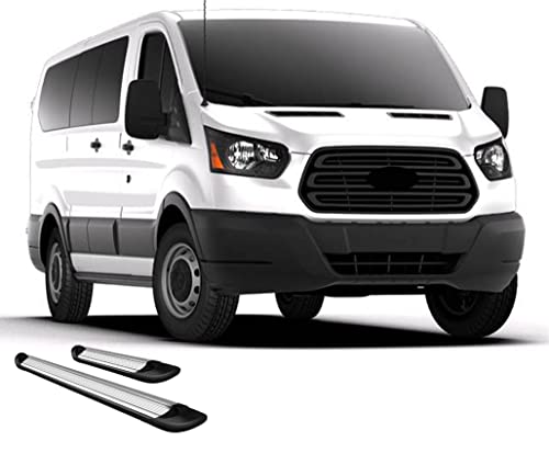 Estribos Black Horse Traslado Silver Ford Transit 2015-25 miniatura 3