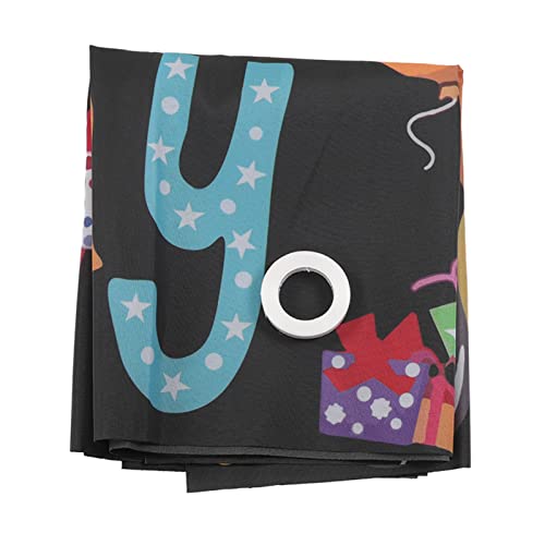 Banners de Festa de Aniversário, Banner Lavável de Quintal de Aniversário, Banners de Aniversário, P