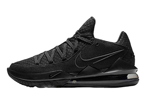 Nike Lebron Xvii Low Basketball Shoes Mens Cd5007-003 Size 8 Black/Black/Black