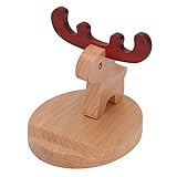 Niedlicher Telefonständer, Handyhalter aus Holz, Schreibtisch, 2 Sets in Hirschform für den Schreibtisch