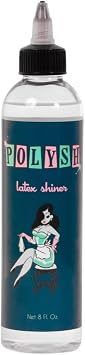 Latex Clothing Shine 8fl oz Latex Polish Silicone-Based Rubber Shiner for Rubber Clothing, Suits, Gloves Streak-Free Shine Long-Lasting Protection and Luster