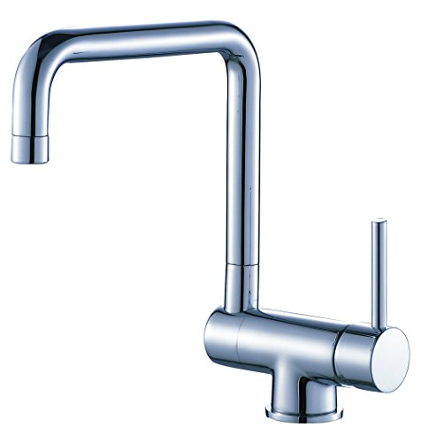 Aqualy® - Grifo para fregadero de cocina abatible cromado