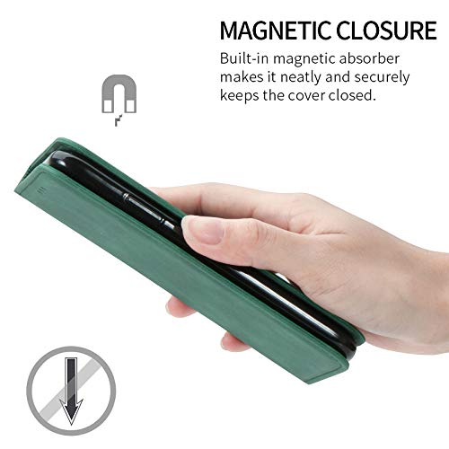 Étui portefeuille S25 Edge vert antichoc avec support vidéo - 5