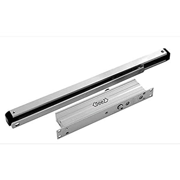 Deez - Style with elegance Automatic Hydraulic Adjustable Double Speed Aluminium Door Closer | Door Closer For Home | Automatic Aluminium Door Closer | Concealed Door Closer | Door Closer For Wooden & Aluminium Door | Premium Heavy Duty for Residential/ Commercial Purpose with Fitting Set (Silver) | Weight Capacity Upto 85 kg