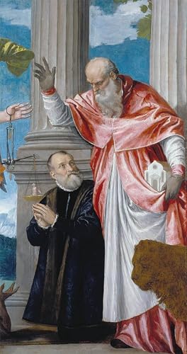 Paolo Veronese St Jean donateur poster 60x90cm pour habiller un grand mur blanc vide