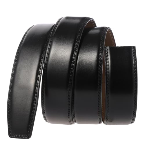 Ceinture en cuir véritable homme luxe noire marron ceinture pantalon costume chic - 2