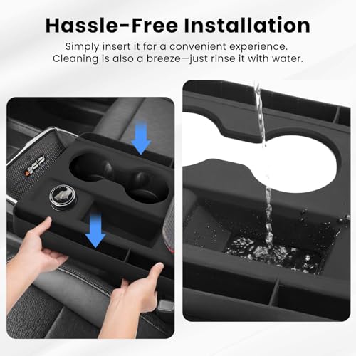Autorder Silicone Center Console Organizer for 2025-2026 Chevy Chevrolet Equinox Accessories Anti Scratch Protective Pad Cover Storage Box Silicone Shift Panel Trim Cover(Not for Equinox EV) by Autorder - Used condition - Image 7