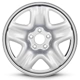 New OEM Replacement Wheel for Acura RSX 2002-2006 17x6.5 inch Steel Rim Painted Silver Fit 205/55R17