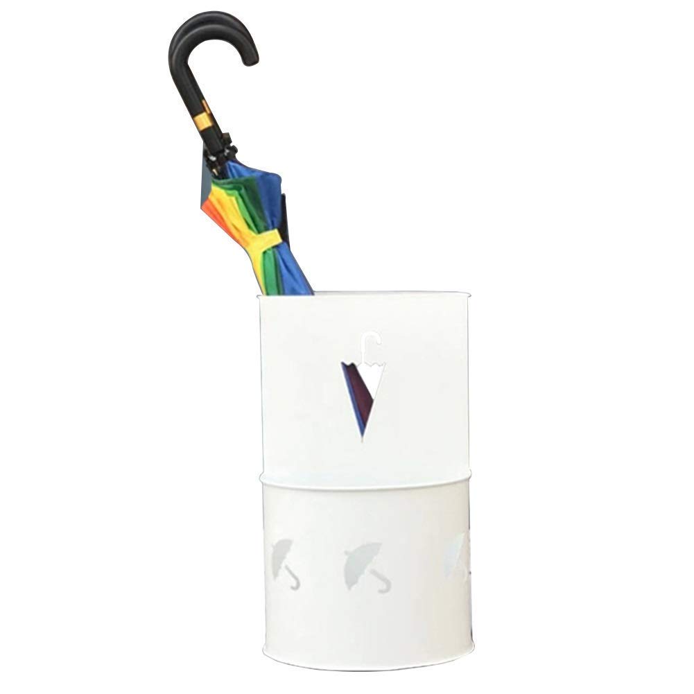 Porte-parapluie design blanc pour garder votre restaurant au sec