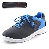  Herren Bowlingschuhe Dexter Ricky IV grau/blau inkl. Schuhanzieher (44.5 EU)