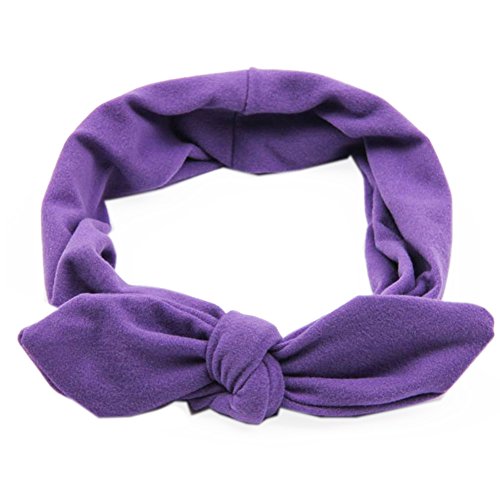 Pop Your Dream Vintage Adults Elastic Headband Bunny Ears Bow...