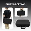 Carrying Case for MoGo 4 Projector, Waterproof & Shockproof Hard Travel Bag with Shoulder Strap & Handle, MoGo 4 Protective case for Projector, Charger, Stand and Accessories