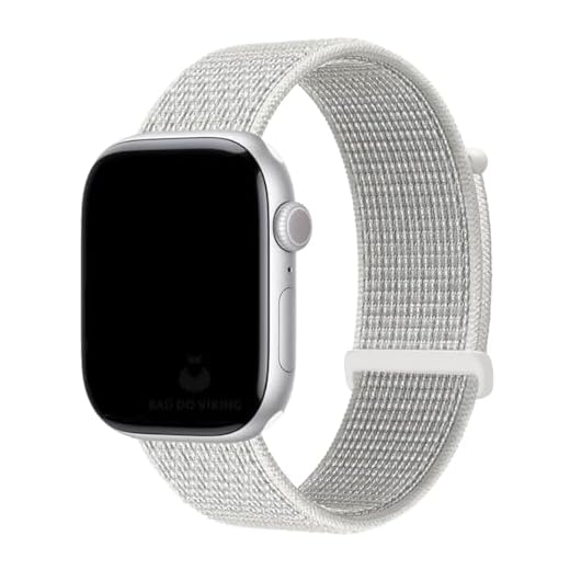 Pulseira Nylon Loop Esportiva, compatível com Apple Watch (Branca, 38/40/41)