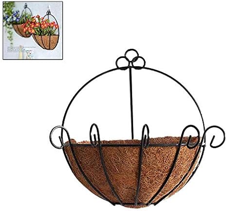 Amazon 壁掛けバスケット 壁掛けフラワーポット 半円形 プランター 鉢 パームワイヤーバスケット 壁吊り花ポット ガーデニング 装飾用 置物 鉢