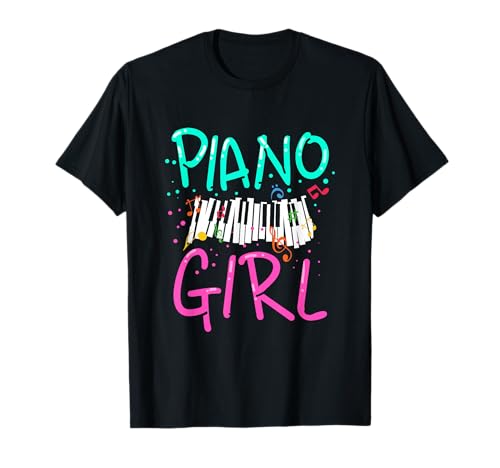 Pianist Mujer Niñas Niños Piano Camiseta