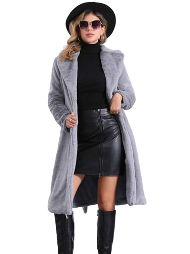 Manteau d'hiver chaud en fausse fourrure isolante et coupe-vent cintrée