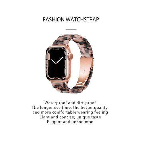 Image of Light House Apple Watch Bands-Fashion Lightweight Resin iWatch Bands for Women Men 38mm /40mm /41mm /42mm(Series 11 10), 49mm /46mm /45mm /44mm /42mm(S 3 2 1), Compatible with Apple Watch Series 11 SE 10 9 8 7 6 5 4 3 Ultra