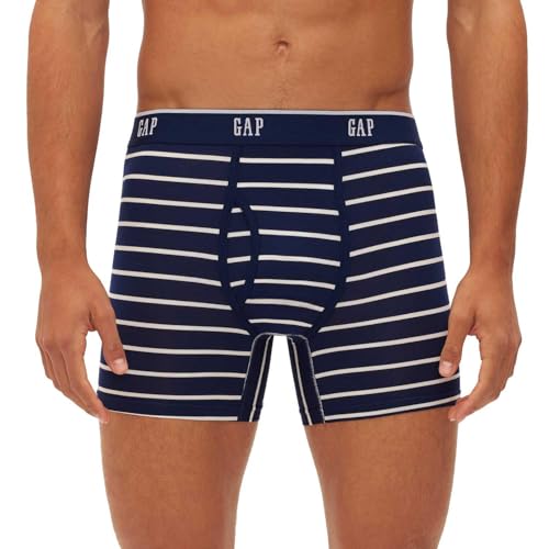 GAP Men's Briefs and Boxer Briefs - Soft Modal Mens Boxers for Everyday Comfort - Blue Medium2