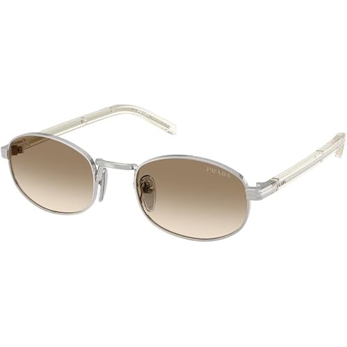Prada Women's Designer Oval RX Sunglasses in Light Yellow Gradient Brown by Prada