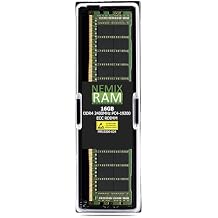 NEMIX RAM 16GB 1X16GB DDR4 2400MHZ PC4-19200 2Rx4 1.2V CL17 288-PIN ECC RDIMM Registered Server Memory Compatible with Supermicro MEM-DR416L-CL05-ER24