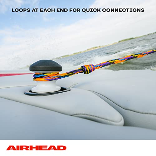 Airhead Tow Rope | 1-4 Rider Rope For Towable Tubes Multi, 9/16" #TOP2