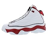 Jordan Pro Strong (Big Kid) White/Black/Gym Red 4.5 Big Kid M
