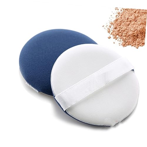 VICASKY Fluffy Makeup Powder Puff Round Face Puff Applicator for Blush Foundation