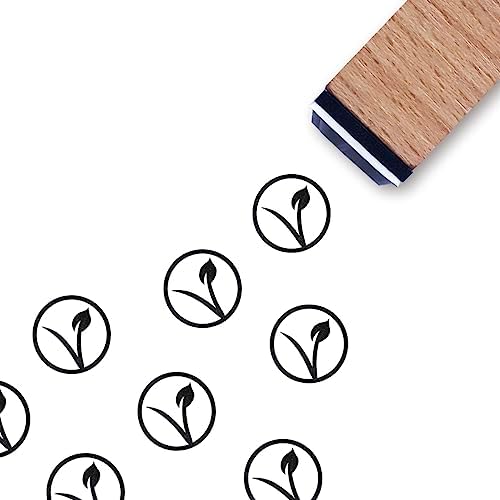 Vegan Meal Rubber Stamp, 3/5 Inch Wedding Meal Choice Small Mini Stamp for Scrapbooking image 4