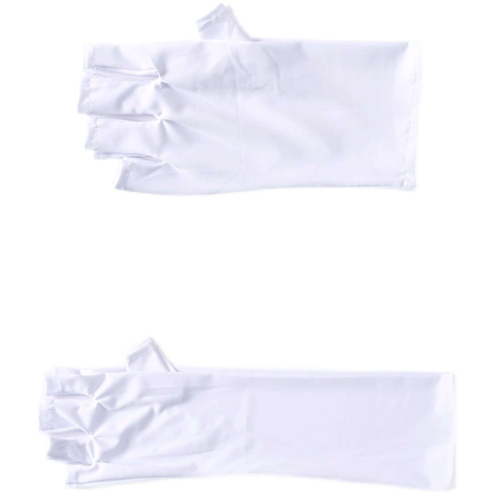 Gants de manucure blancs longs haute protection photothérapie - 6
